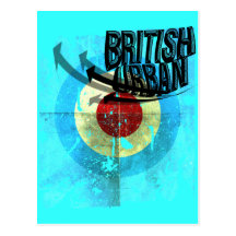 Leyendas urbanas británicas tarjeta postal