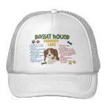 Leyes 4 de la propiedad de Basset Hound Gorro De Camionero