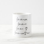 Leyes del maxwell taza de café