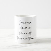 Leyes del maxwell taza de café