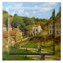 L'Hermitage en Pontoise (1867) Teja Ceramica