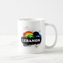 Líbano con sabor a fruta lindo taza