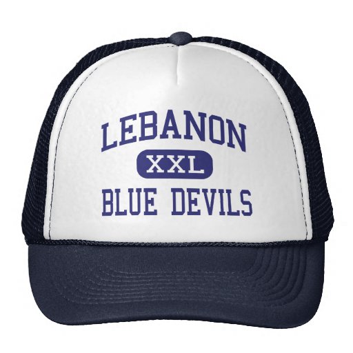 Líbano - diablos azules - alto - Líbano Tennessee Gorro