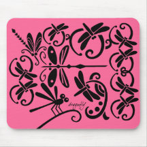 Libélulas Mousepad Tapetes De Raton