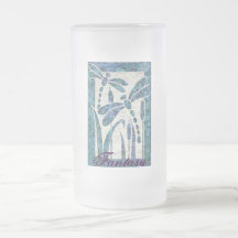 libélulas tazas de café