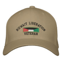 Liberación de Kuwait Gorra De Béisbol Bordada