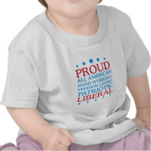 liberal orgulloso camisetas