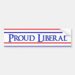 Liberal orgulloso pegatina de parachoque