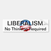 Liberalismo II Etiqueta De Parachoque