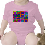 Libere el arte pop colorido del erizo de los abraz camiseta