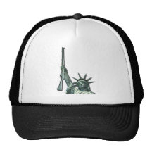 LIBERTAD EN ARMAS DE FUEGO - 2da ENMIENDA Gorros Bordados