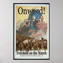 Libertad en el poster de marzo