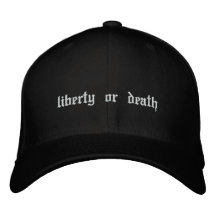 libertad o gorra bordado muerte gorro bordado