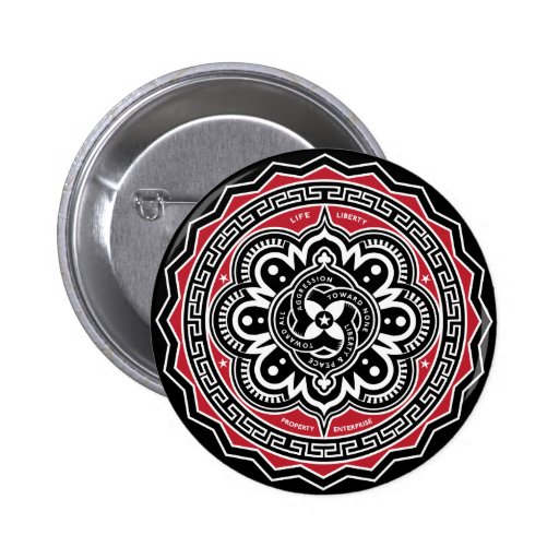 Libertad para todo el botón de las insignias pins