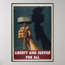Libertad y justicia para todo el poster