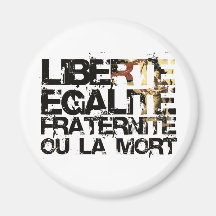 ¡LIberte Egalite Fraternite!  ¡Revolución Francesa Iman Para Frigorífico