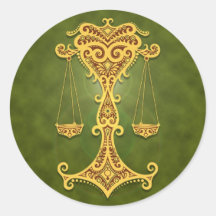 Libra tribal verde complejo etiquetas  