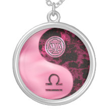 Libra Yin Yang Collares