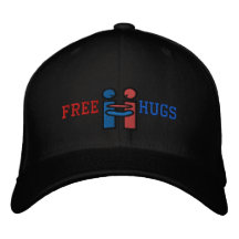 Libre, abrazos gorra de beisbol