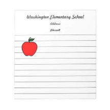Libreta de Apple de la escuela Bloc De Notas