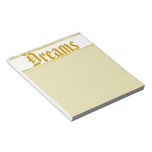 Libreta de oro pálida blocs de notas