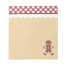 Libreta del muchacho del pan de jengibre blocs de papel