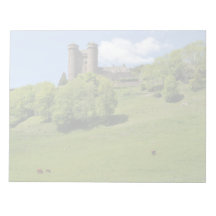 Libreta francesa del castillo francés bloc de notas