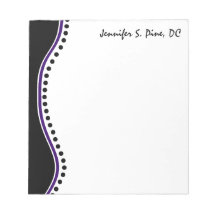 Libreta personalizada Chiropractor elegante de los Bloc De Notas