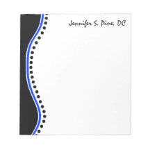 Libreta personalizada Chiropractor elegante de los Blocs De Papel
