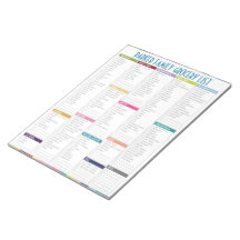 Libreta personalizada de la lista del ultramarinos libretas para notas