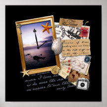 Libro de recuerdos/collage del "tiempo" posters