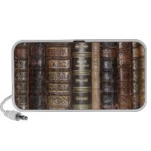 Libros viejos altavoces