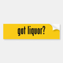 ¿licor conseguido? pegatina de parachoque