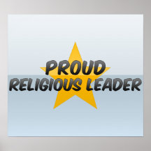 Líder religioso orgulloso poster