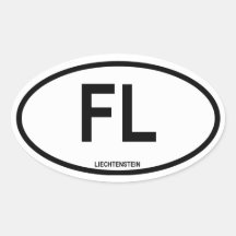 Liechtenstein "FL " Pegatinas