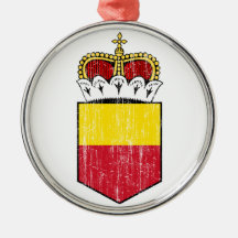 Liechtenstein poco escudo de armas ornamentos de reyes magos