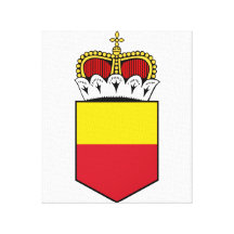 Liechtenstein poco escudo de armas impresiones de lienzo