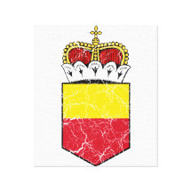 Liechtenstein poco escudo de armas impresiones en lona