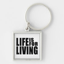 LIFEISFORLIVING+NEGRO+GOLPECITO LLAVEROS