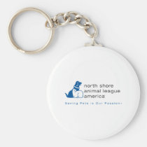 Liga animal de la orilla del norte calificada llaveros
