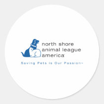 Liga animal de la orilla del norte calificada pegatinas