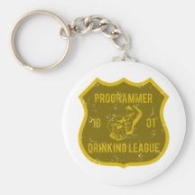 Liga de consumición del programador llaveros