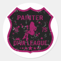 Liga de la diva del pintor etiquetas  