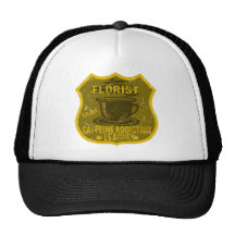 Liga del apego del cafeína del florista gorros  