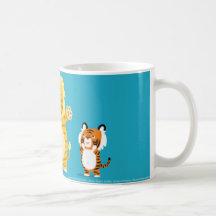 Liger y su taza orgullosa de los padres