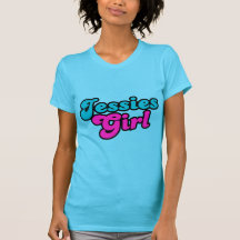 Ligón 80s del chica de Jessies retro Camisetas