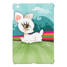 Lil Deerie blanco - mini caso del iPad de encargo iPad Mini Cobertura