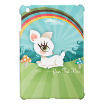 Lil Deerie blanco - mini caso del iPad de encargo iPad Mini Funda