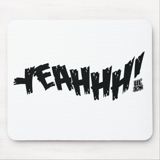 Lil Jon "Yeeeah!" Negro Tapetes De Ratón
