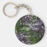 lilas del ~ proverbs17-17 llavero personalizado
